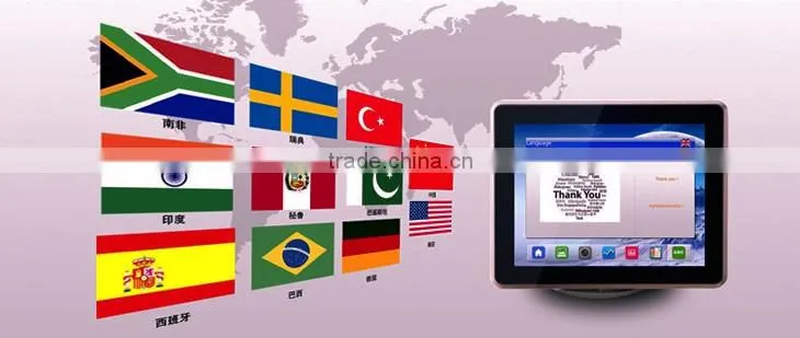 RS485 tft lcd industrial hmi touch screen with modbus