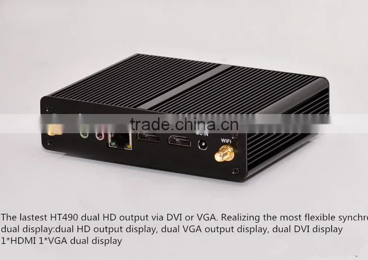 mini pc/mini chassis dual N2810/fanless HTPC/tv box/industrial personal computer with 8GB DDR3 1600MHz