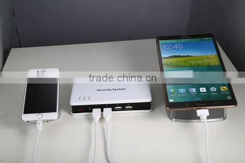 Entire equipment multiple multi-port for mobile phone store security alarm system with 4ports