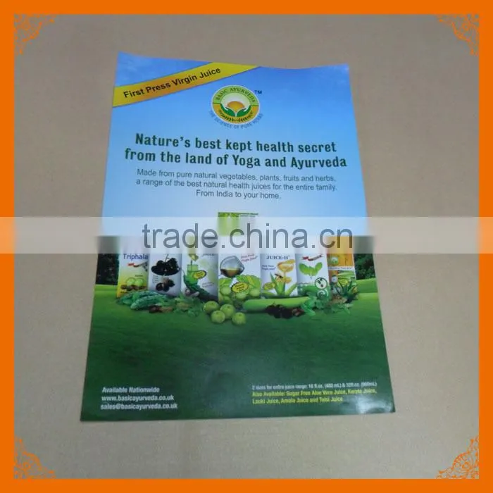 adhesive paper flyer printing