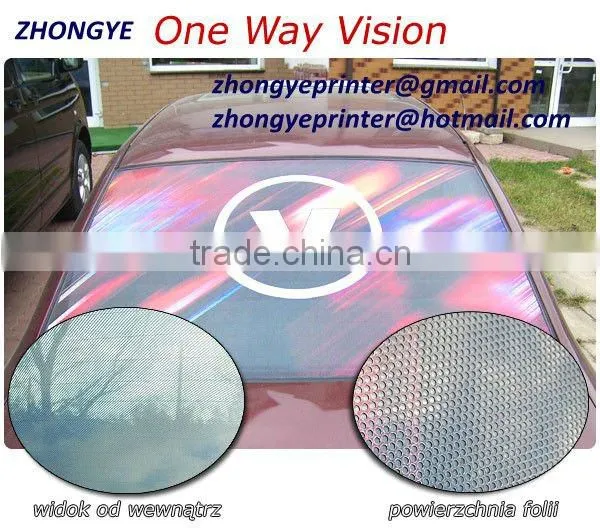 one way vision (Perforated self adhesive Vinyl film)