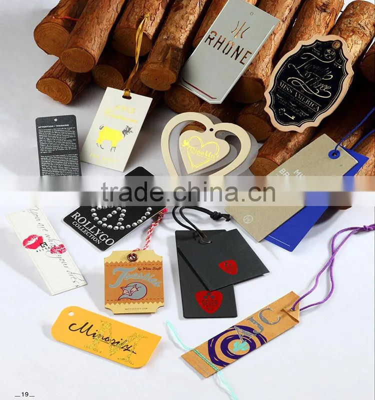 custom Fashion garment seal tag design