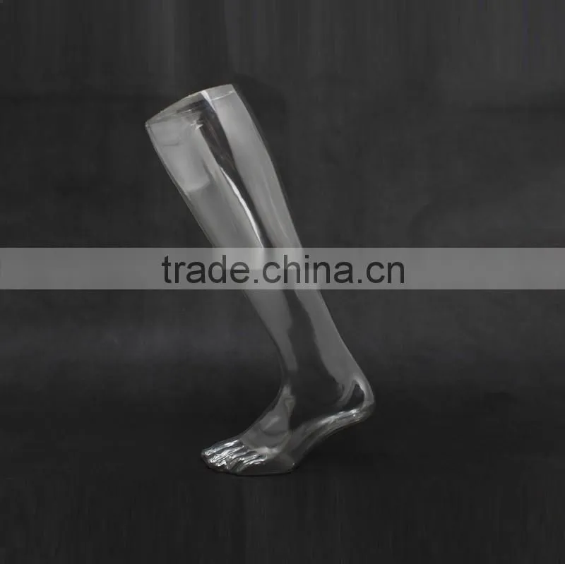 Top PC transparent leg plastic female leg mannequin
