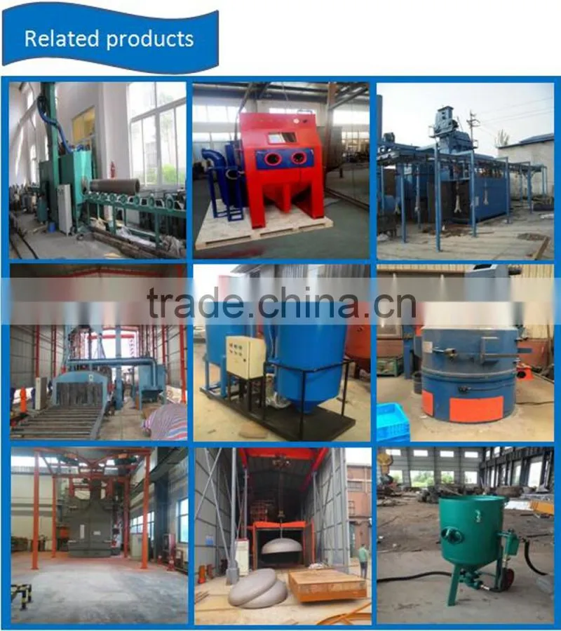 steel tube blasting machine for sale /Automatic abrator/shot blast equipment