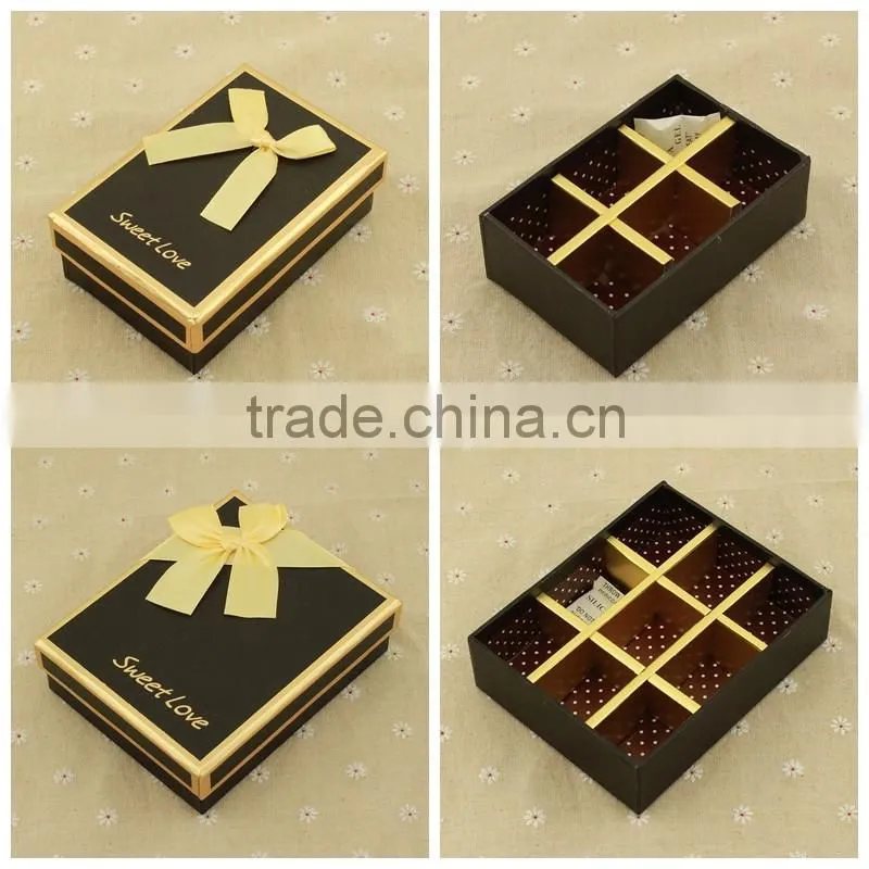 Decorative candy boxes gift box, with ribbon decorative box for candy