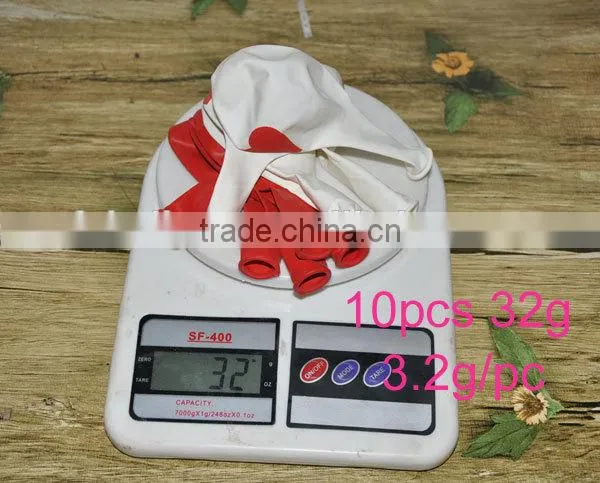 Wholesale 2014 new good quality Colourful wedding lighted Party decoration Balloons 12inch 3.2g heart printed latex balloon