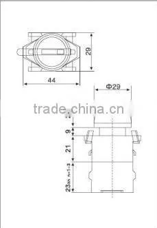 LA110-A2-CX1 110V 2 pole Reset Push Button Switch