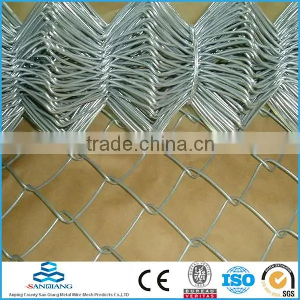 Anping Chain Link mesh Fence with galvanized and PVC coated