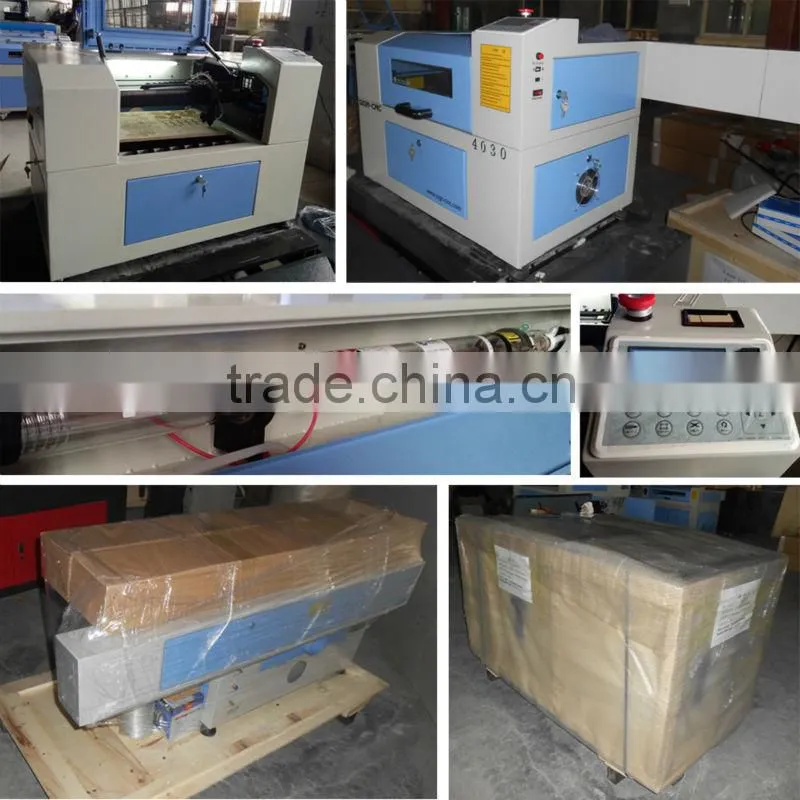 Crafts gift business card 4030 mini laser engraving cutting machine