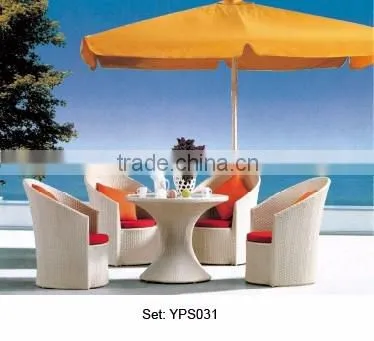commercial outdoor furniture elegant handmade rattan wicker coffee shop bar set yps031