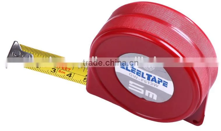 5m red color ABS case inch tape measuring measure tape 8m stanley