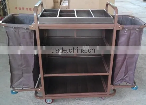 Metal Cleaning Cart With Wheels JC-TC36