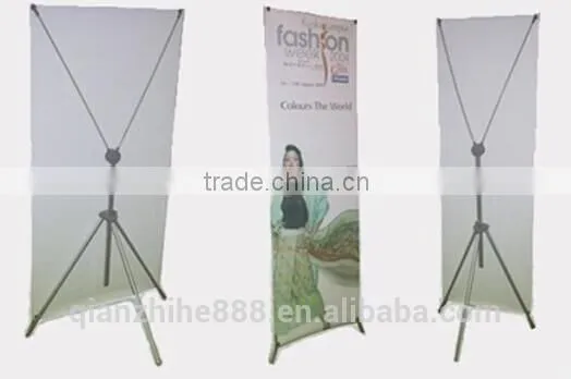 Ningbo factory provides promotion X banner stand, roll up banner stand
