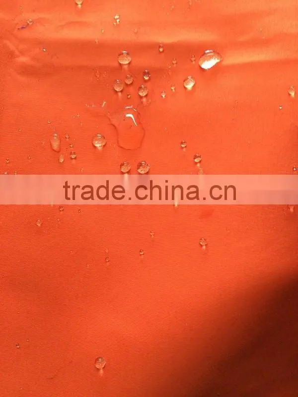 100% Polyester Waterproof Double Weft Coated Microfiber Peach Skin Fabric