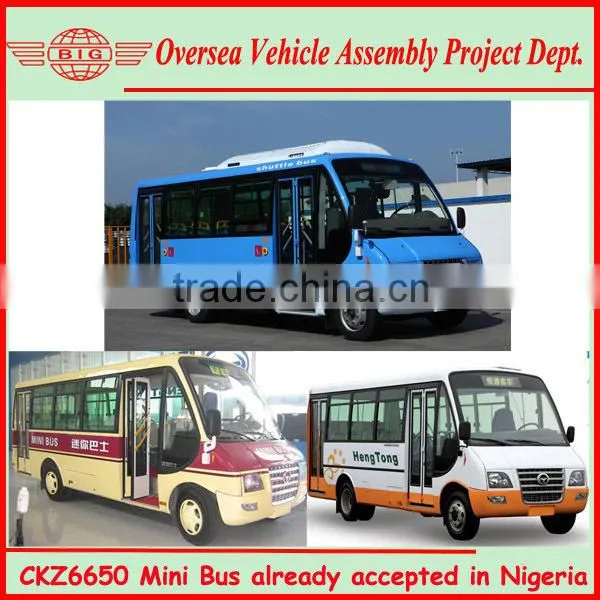 assemble 6650 series shuttle bus with skd in local