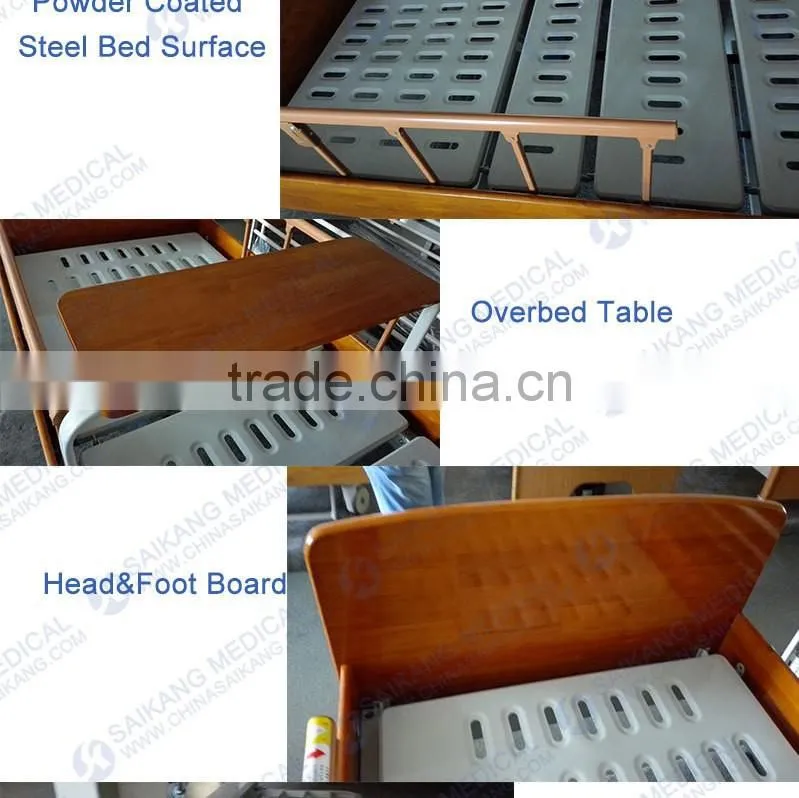 Good quality Double Crank Manual Hospital Bed