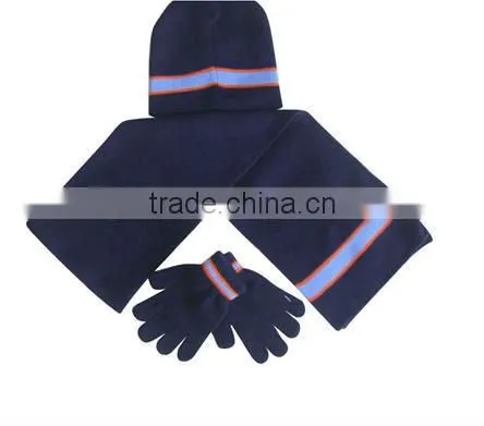 Knitted Hat Sets, Hat Scarf and Gloves