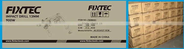 FIXTEC 900W 13mm china electric Impact drill z1j 13mm both drill and hammer function