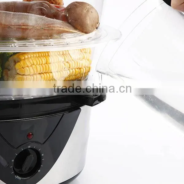 Home electric 3-tier steamer with CE,ROHS,ETL XJ-6K203