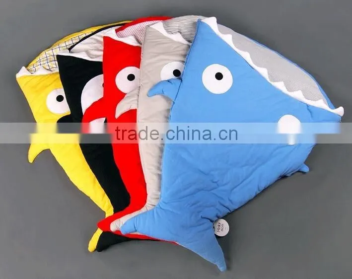 Plush Shark Animal Shape Baby Sleeping Bag,Cotton Baby Sleeping Bag Wholesale,Baby Sleeping Bag Cotton