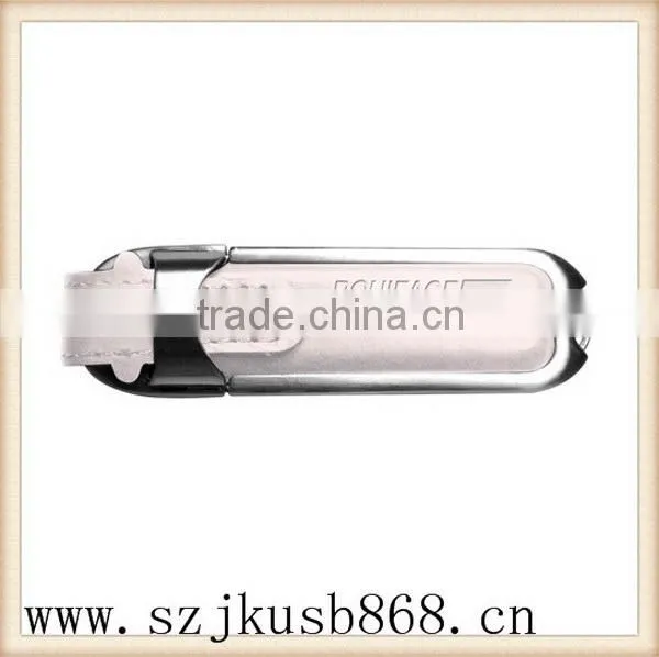 Most popular useful oem gift leather usb flash drive