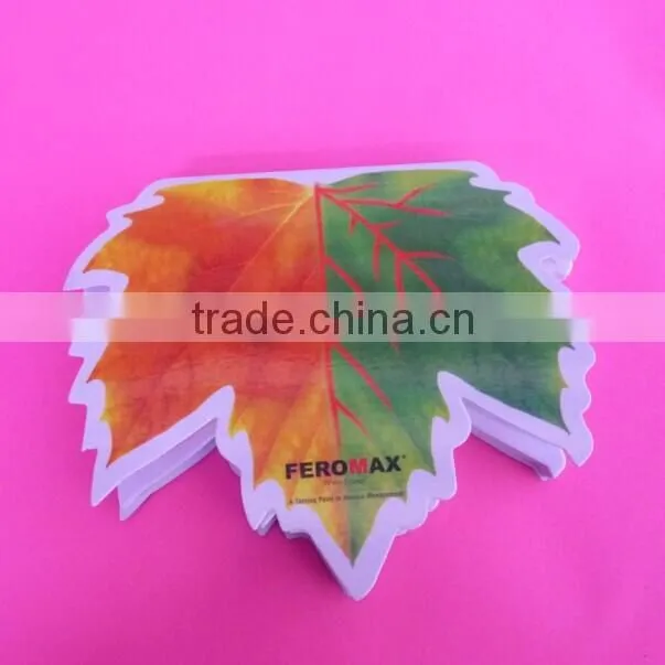 Pirnting Logo Custom shaped notepads with cover