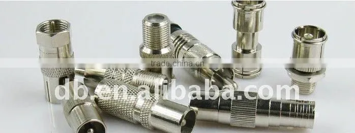 F to Male RCA Audio Adapters