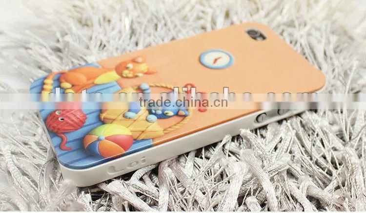 high quality fashion novelty mobile phone cover case for Iphone 4/4S