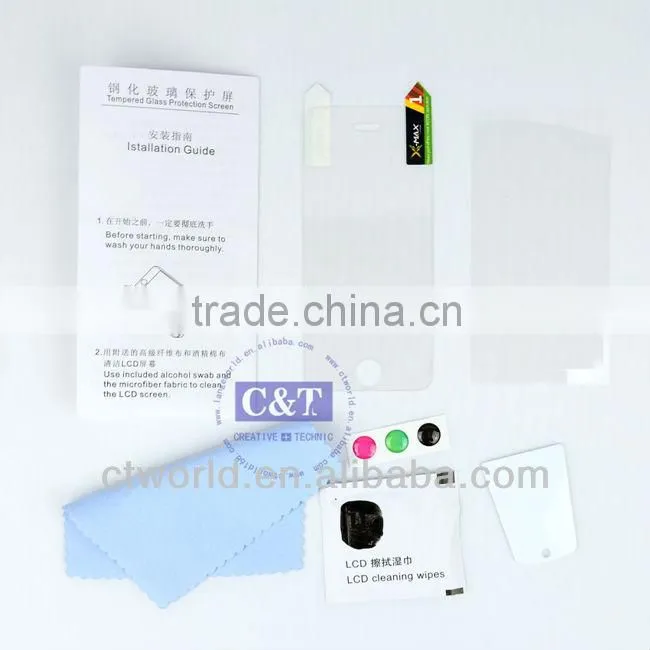 C&T tempered glass for iphone 5 white privacy screen protector