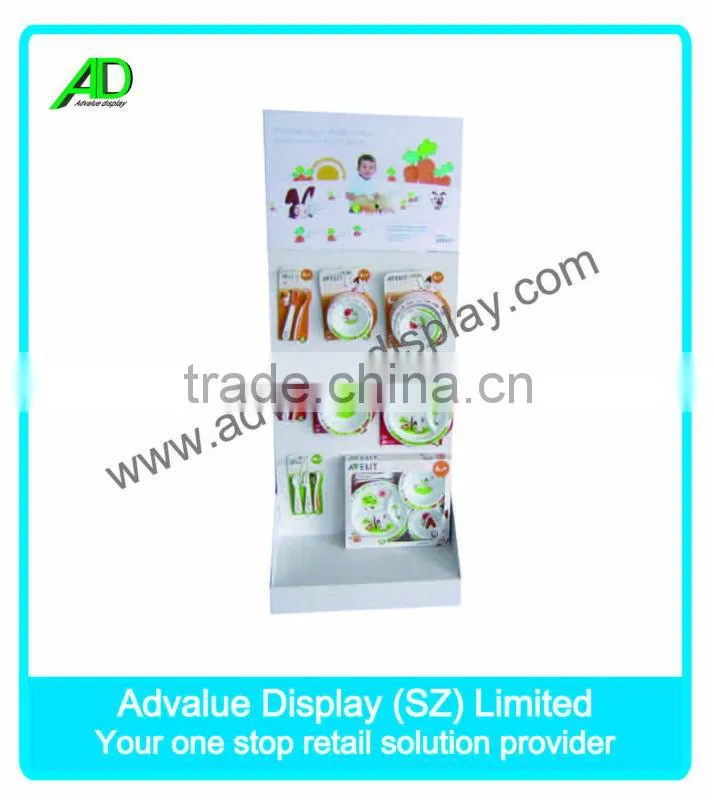 Recyclable Children S Tableware Series paper sidekick display