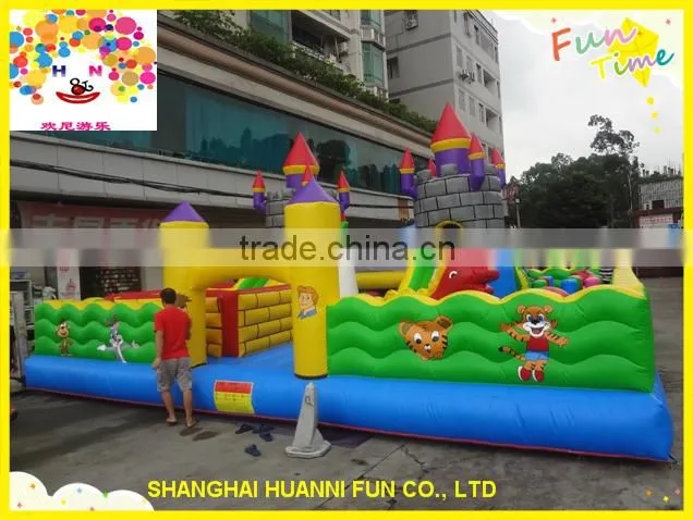 Inflatable Jump Castle/ Inflatable Air Bouncer trampoline with Slide