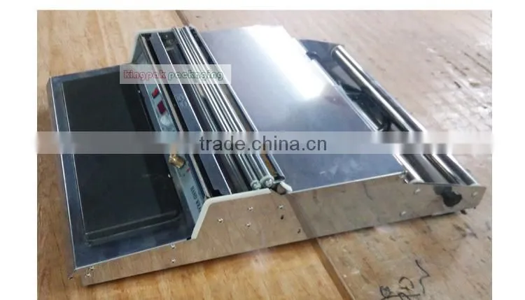 KW450 Small Food Tray Cling Film Wrapping Machine