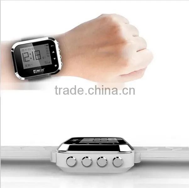Wireless watch wrist pagers system for hospital,restaurant calling waiter service+Wireless Call