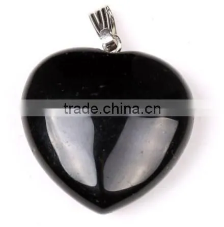 All kinds wholesale heart shape crystal gemstone pendant gemstone jewelry