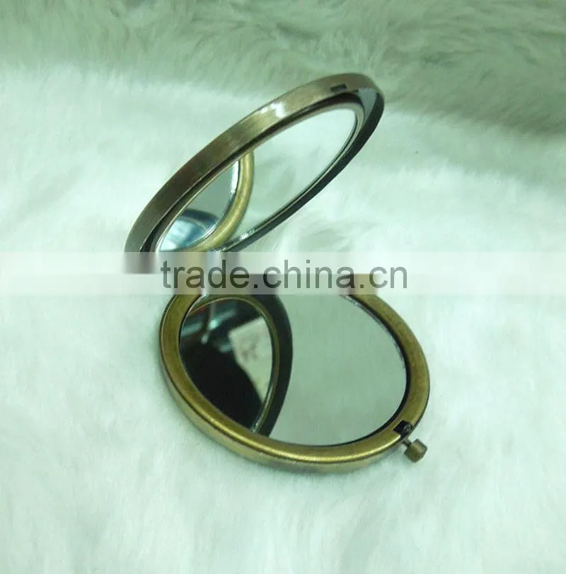 Antique rhinestone cosmetic mirror/antique makeup mirror with diamond