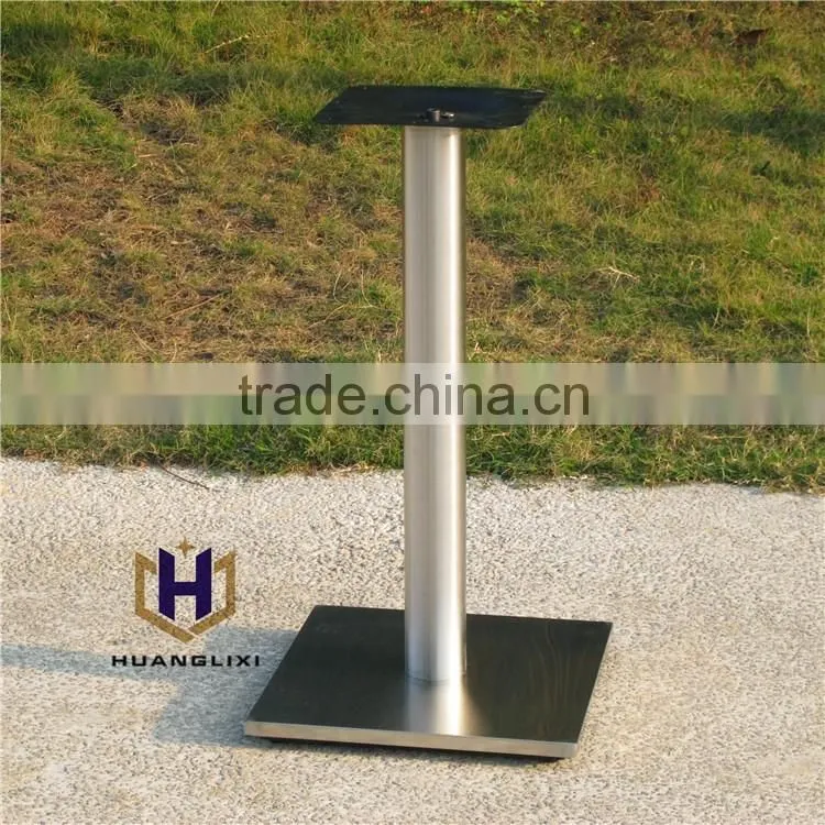 2016 Quadrate brushed stainless steel table leg stainless steel chassis restaurant table frame Coffee room furniture legs