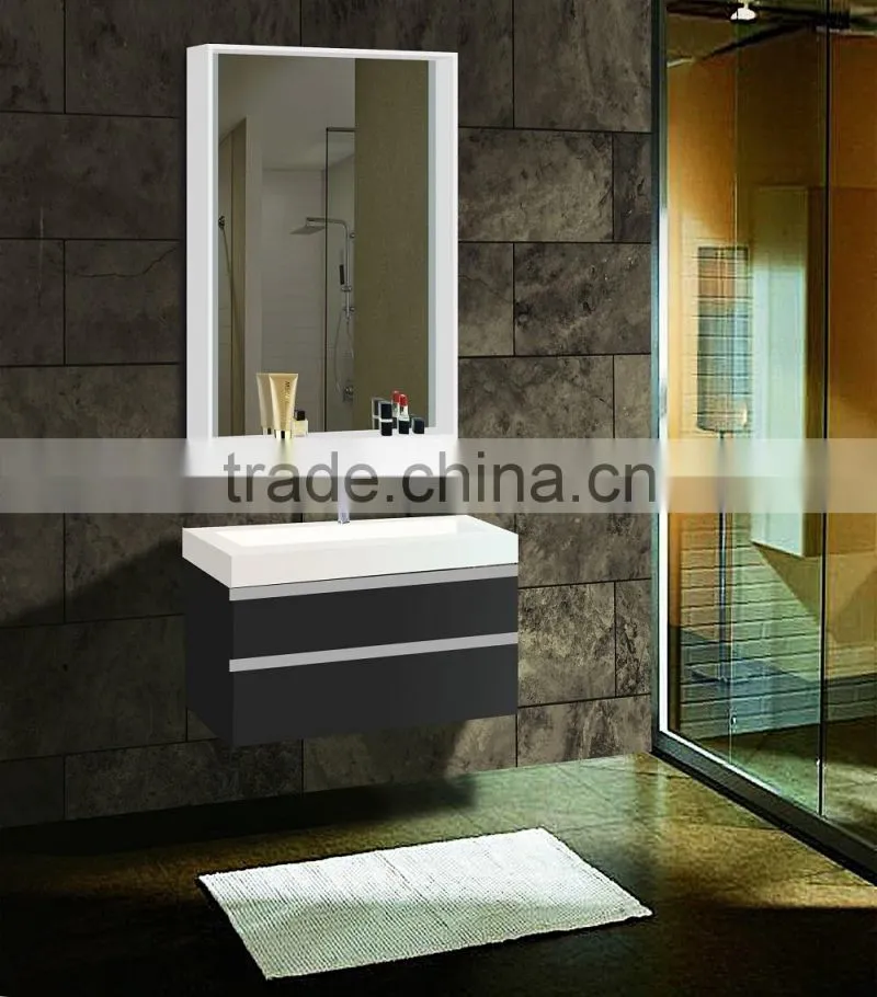 Fashion Rectangle Backlit Mirror With Heated Pad ,shaver mirror with defogger pad