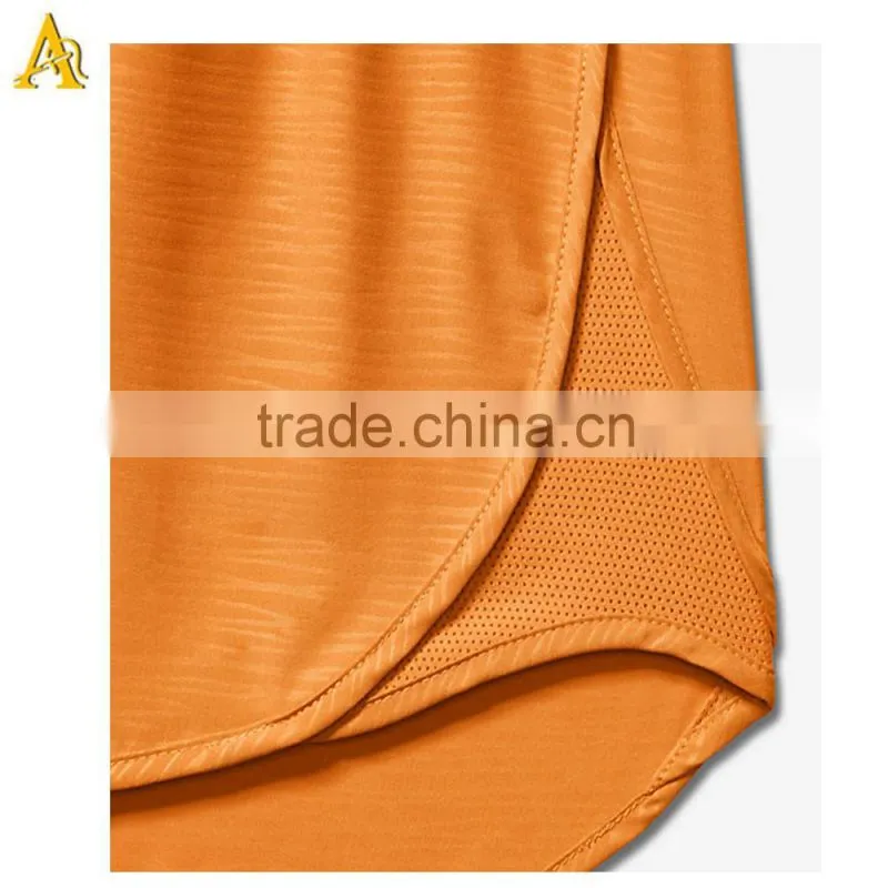 Breathable women girl running shorts gym sports fitness shorts