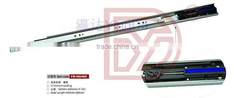 3-Fold Iron Ball Bearing Soft Closing Drawer Slide