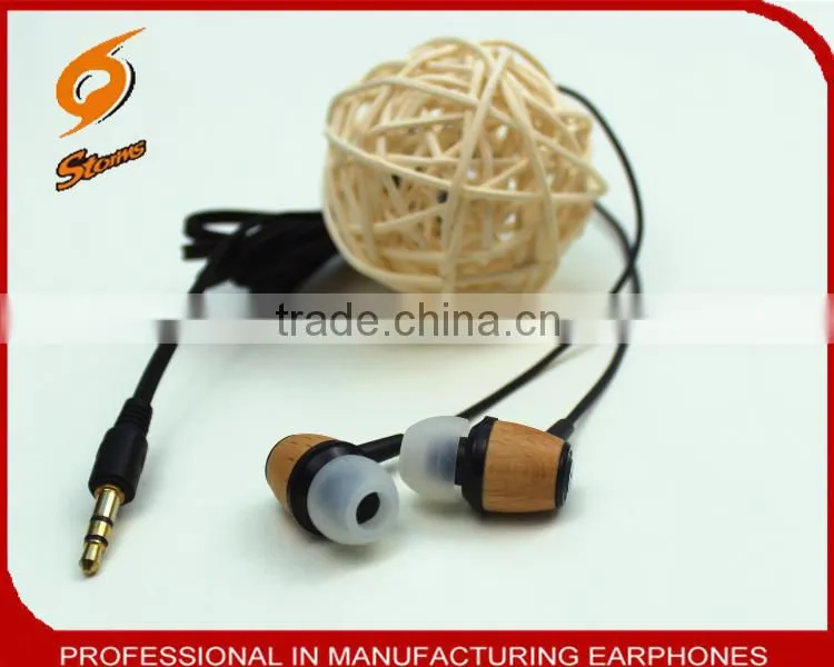 Hot SaleWooden Earphones ,Custom Earphones In Bulk,