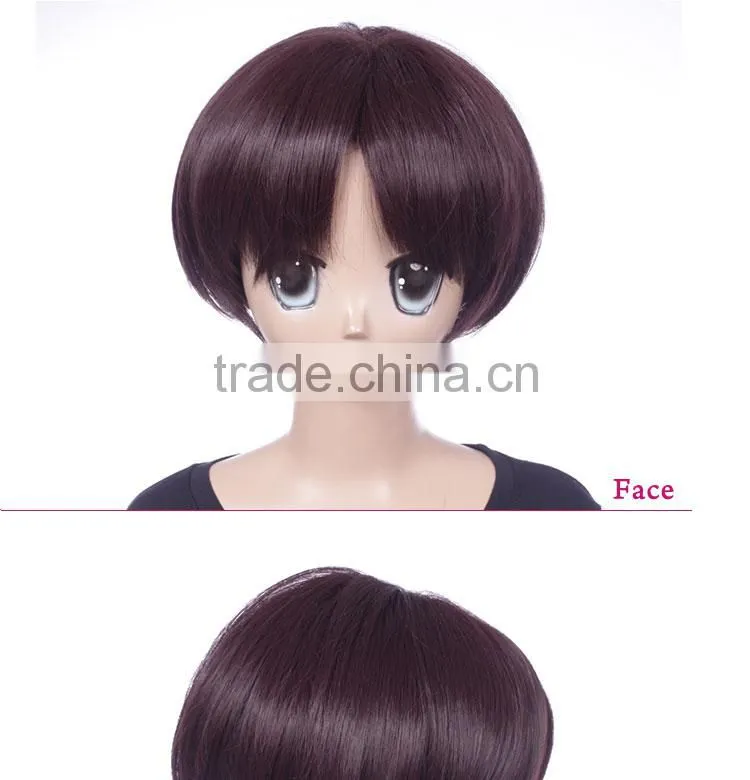 Good quality High Temperature Fiber teal cosplay wig