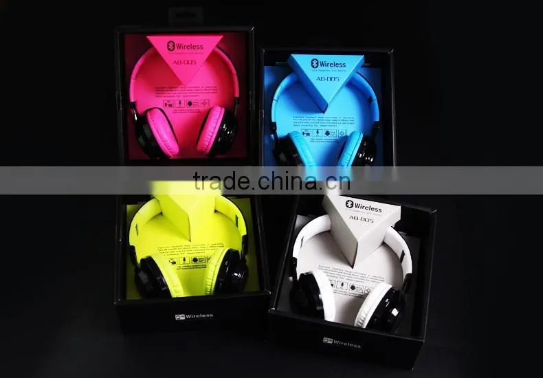 Foldable Wireless Portable FM Receiver Headphone For Music Lover
