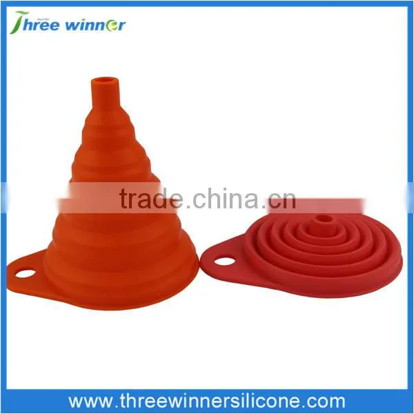 Foldable Silicone Funnel for Kitchen