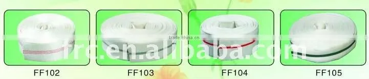 Sythetic rubber lined fire hose
