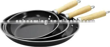 fry pan with Nylon shovel cookware sets