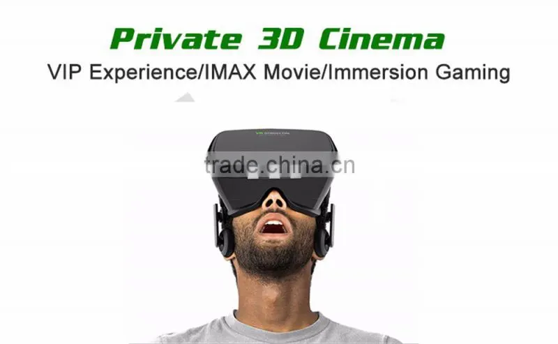 Covenov 3D VR Glasses Virtual Reality Video Glasses Movie Game Glasses Head-Mounted With NFC for Google,iPhone,blackberry,Samsun