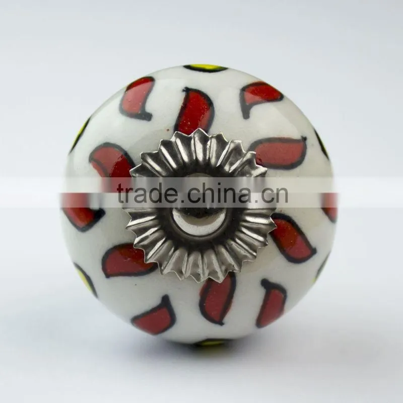Ceramic Door Knobs/Wholesale Decorative Colorful Knobs/For Kitchen Cabinet,Door,Furniture Handles 03