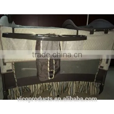 Wonderful baby playpen with canopy and mosquito net and toy bars