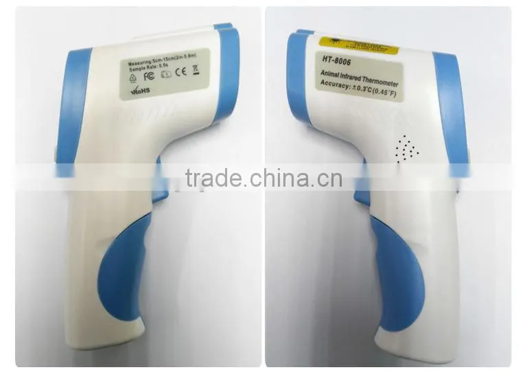 Instant read veterinary infrared thermometer