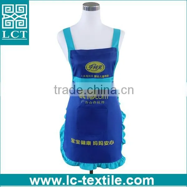 custom made low price cross back lady household dress bib apron